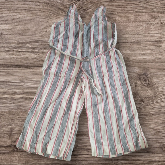 Gap Striped Wide Leg Sleeveless Jumper Women's Size Large - Picture 4 of 14